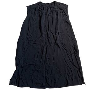Athleta Black Ruched Sundress